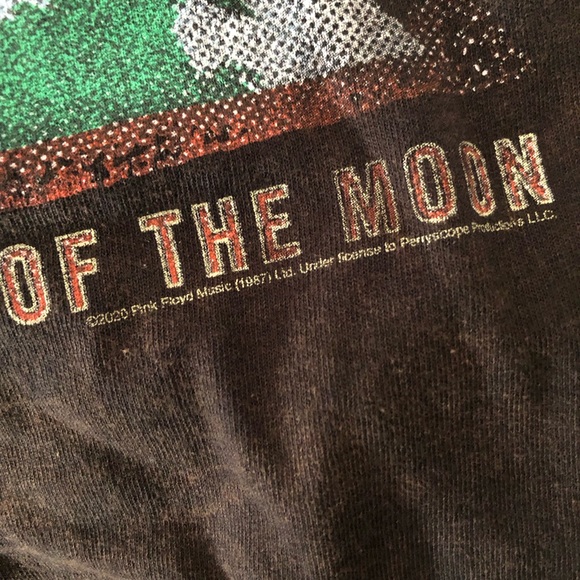 Pink Floyd Dark Side Of The Moon Long Sleeve Junk Food Tee Shirt - Picture 6 of 6